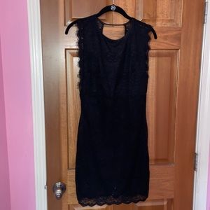 Women’s Black Lace Mini Dress from Francescas, Size Medium